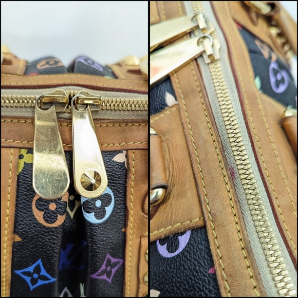 ✨️💎Authentic Louis Vuitton Courtney Monogram Black Multicolor Murakami - Picture 4 of 16